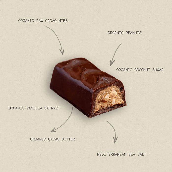 Dark Chocolate Jungle Peanut Truffle Bar