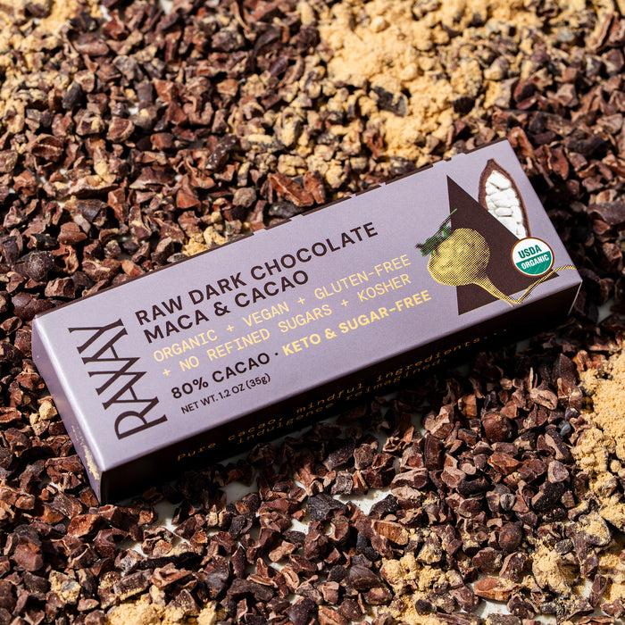 Dark Chocolate Maca & Cacao Bar