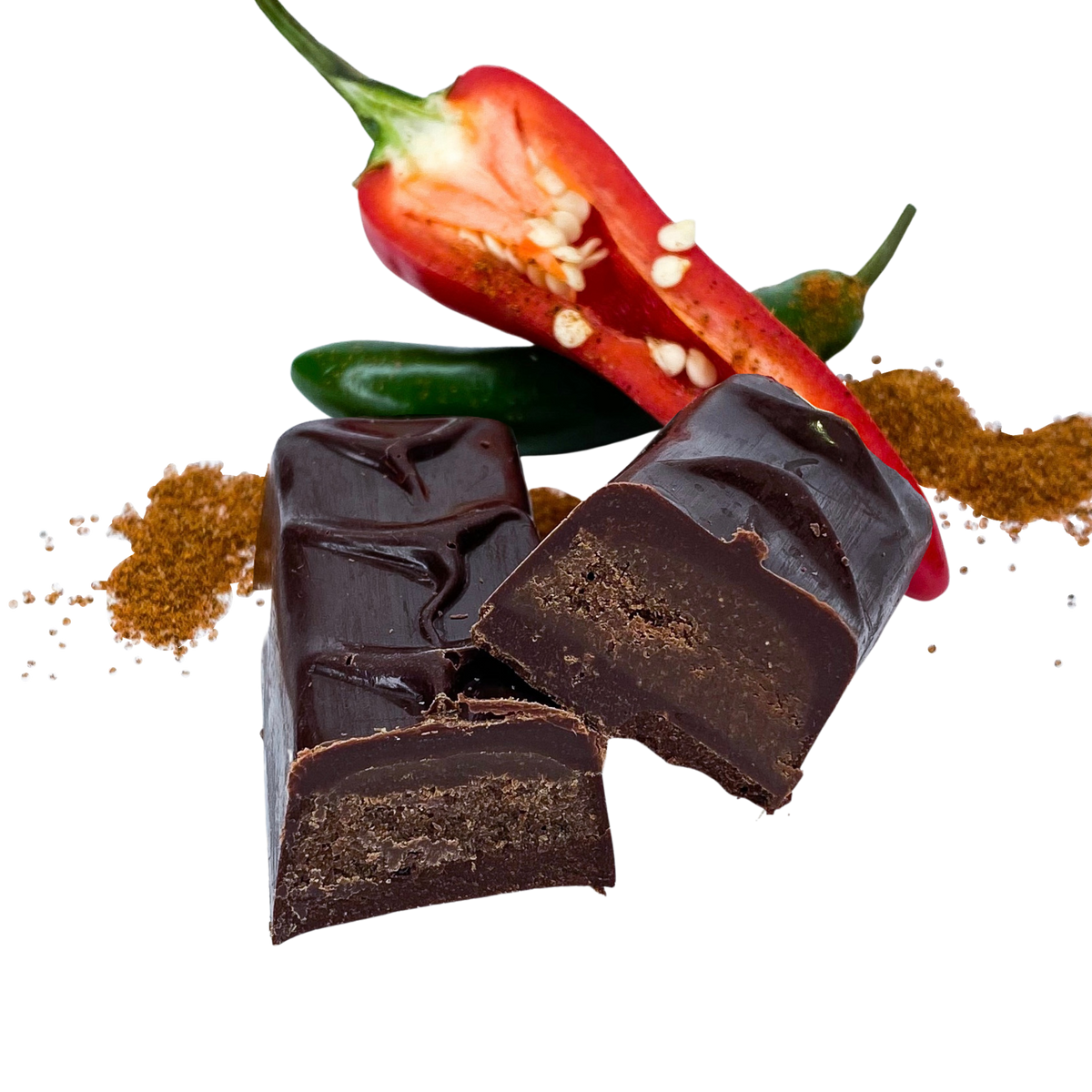 Dark Chocolate Chili Truffle Bar Raway